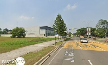 Dijual/Disewakan Kavling Komersil Jalan BSD Raya Utama Tangerang Luas Lokasi Premium Sangat Strategis