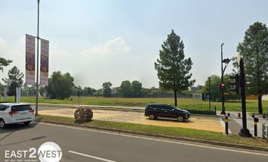 Dijual/Disewakan Kavling Komersil Jalan BSD Raya Utama Tangerang Luas Lokasi Premium Sangat Strategis