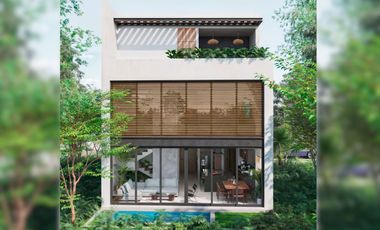 Casa en venta con alberca, comunidad Cerrada, Ciudad Mayakoba, Playa del Carmen