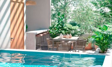 Casa en venta con alberca, comunidad Cerrada, Ciudad Mayakoba, Playa del Carmen