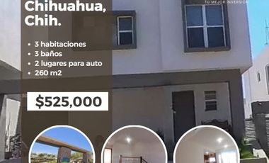 EXCELENTE OPORTUNIDAD CADA EN  CHIHUAHUA, Cto. Parque Loreto 12215, CP, 31220