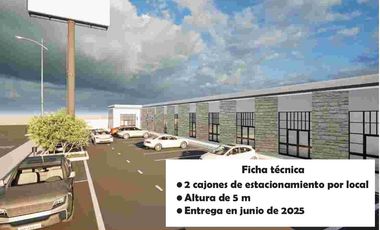 Preventa Local Comercial 70m2 en Circuito Universidades Queretaro afuera Zibata y Zakia