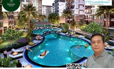 Condo for sale/rent: Summer Garden Chaengwattana, next to Pink Line --S station, opposite Central Chaengwattana.