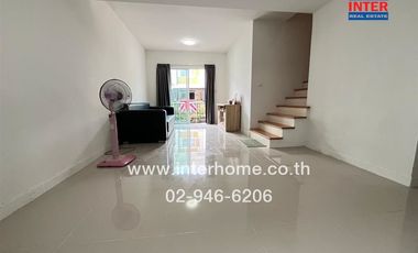 2-storey townhouse, 17.6 sq.w., Lalin Town Village, Lio Bliss, Theparak - Bang Bo, Soi 4, Theparak-Tamru Road, Bang Bo-Khlong Dan Road, Bang Bo, Samut