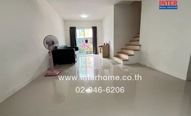 2-storey townhouse, 17.6 sq.w., Lalin Town Village, Lio Bliss, Theparak - Bang Bo, Soi 4, Theparak-Tamru Road, Bang Bo-Khlong Dan Road, Bang Bo, Samut