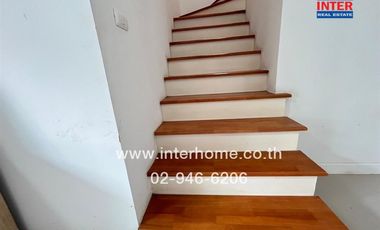 2-storey townhouse, 17.6 sq.w., Lalin Town Village, Lio Bliss, Theparak - Bang Bo, Soi 4, Theparak-Tamru Road, Bang Bo-Khlong Dan Road, Bang Bo, Samut