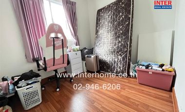 2-storey townhouse, 17.6 sq.w., Lalin Town Village, Lio Bliss, Theparak - Bang Bo, Soi 4, Theparak-Tamru Road, Bang Bo-Khlong Dan Road, Bang Bo, Samut