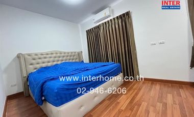 2-storey townhouse, 17.6 sq.w., Lalin Town Village, Lio Bliss, Theparak - Bang Bo, Soi 4, Theparak-Tamru Road, Bang Bo-Khlong Dan Road, Bang Bo, Samut