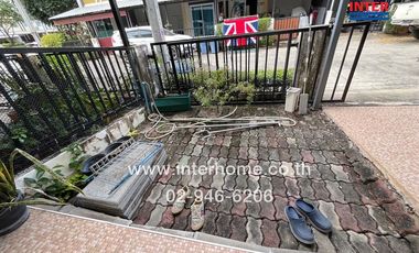 2-storey townhouse, 17.6 sq.w., Lalin Town Village, Lio Bliss, Theparak - Bang Bo, Soi 4, Theparak-Tamru Road, Bang Bo-Khlong Dan Road, Bang Bo, Samut