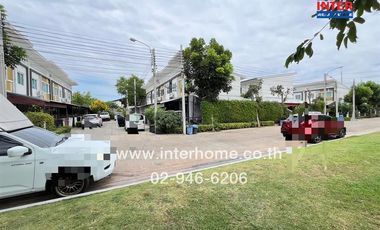 2-storey townhouse, 17.6 sq.w., Lalin Town Village, Lio Bliss, Theparak - Bang Bo, Soi 4, Theparak-Tamru Road, Bang Bo-Khlong Dan Road, Bang Bo, Samut