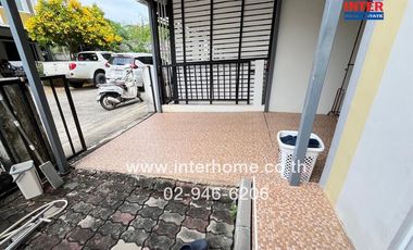 2-storey townhouse, 17.6 sq.w., Lalin Town Village, Lio Bliss, Theparak - Bang Bo, Soi 4, Theparak-Tamru Road, Bang Bo-Khlong Dan Road, Bang Bo, Samut