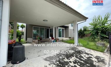 2-storey detached house, 71.2 sq m, Casa Ville Village, Hathai Rat, on Lam Luk Ka Road, Hathai Rat Road, Lam Luk Ka, Pathum Thani