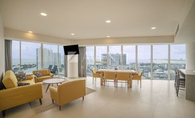 Departamento en renta en Marea Condos en puerto Cancún