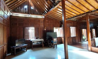Villa Joglo Etnik dengan Kolam Renang dekat Jalan Kaliurang