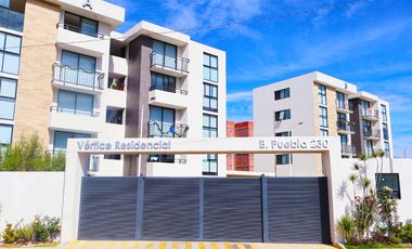 Departamento en Renta, Vértice residencial, Bosques de San Sebastián, Puebla.