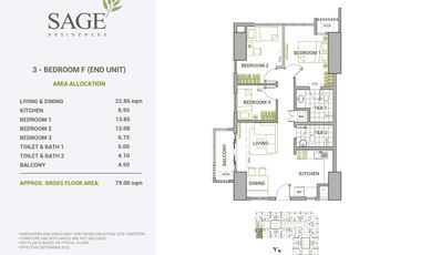 78sqm 3BR for SALE near Shaw Blvd MRT Station & CBD of Mandaluyong by DMCI
