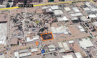 Terreno en RENTA en zona industrial de SLP TODO o PARTE
