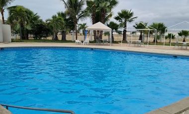 Casa en Alquiler en Ballenita, Salinas, 2 Habitaciones, 1 Baño, Piscina, Parqueo, Seguridad.