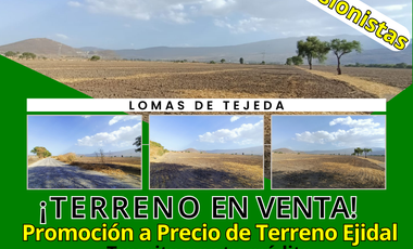 Terreno en venta Lomas de Tejeda