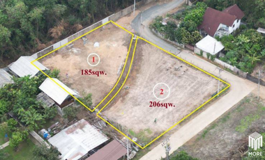Land for sale, 2 plots, san kampheang , Chiang Mai, 185 sq.wa., 206 sq.wa. (ID:252LS)