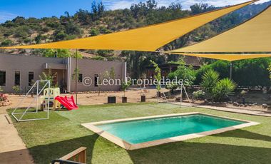 Leon Propiedades vende parcela con casa en condominio, Sector Miraflores, Curacaví.