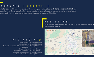LOTES INSDUSTRIALES EN VENTA EN SAN FRANCISCO DE LOS ROMOS, AGS