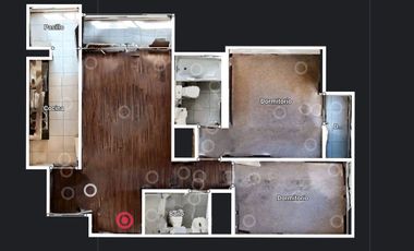 Se vende departamento 2 dormitorios,  2 baños, estacionamiento y bodega en San Miguel a pasos de metro Lo Viel