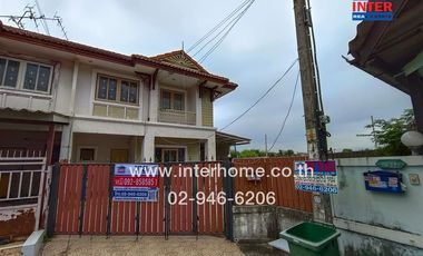 2-storey townhouse, 32.2 sq m, Pruksa Village 10, Sai Noi, Kanchanaphisek Road, Bang Kruai-Sai Noi Road, Sai Noi, Nonthaburi