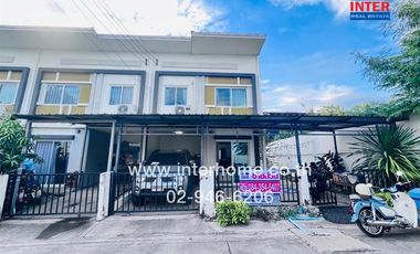 2-storey townhouse, 29.7 sq.w., Lalin Town Lion Bliss Village, Theparak-Bang Bo, Bangna-Trad Road, Theparak-Bang Bo Road, Bang Bo, Samut Prakan