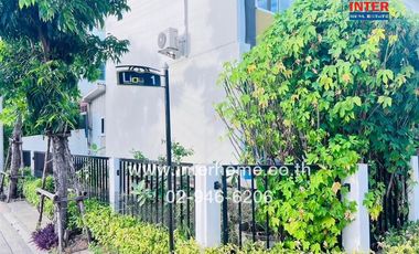 2-storey townhouse, 29.7 sq.w., Lalin Town Lion Bliss Village, Theparak-Bang Bo, Bangna-Trad Road, Theparak-Bang Bo Road, Bang Bo, Samut Prakan