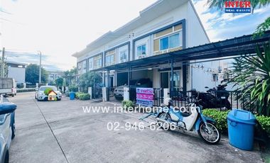 2-storey townhouse, 29.7 sq.w., Lalin Town Lion Bliss Village, Theparak-Bang Bo, Bangna-Trad Road, Theparak-Bang Bo Road, Bang Bo, Samut Prakan