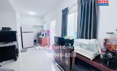 2-storey townhouse, 29.7 sq.w., Lalin Town Lion Bliss Village, Theparak-Bang Bo, Bangna-Trad Road, Theparak-Bang Bo Road, Bang Bo, Samut Prakan