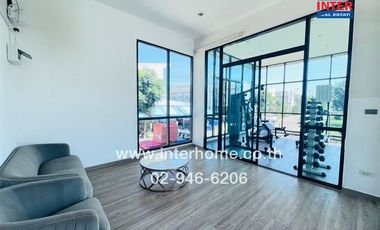 2-storey townhouse, 29.7 sq.w., Lalin Town Lion Bliss Village, Theparak-Bang Bo, Bangna-Trad Road, Theparak-Bang Bo Road, Bang Bo, Samut Prakan