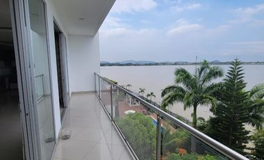 En alquiler lujoso departamento vista al Rio en Sidney, Dubai, Isla Mocoli, via Samborondon