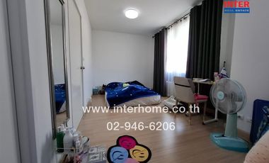 2-storey townhouse, 18.3 sq.w., Pruksa Prime Village, Soi Kantana-Wongwaen, near Bangyai Hospital, Soi Kantana, Kanchanaphisek Road, Soi Kantana, Bang