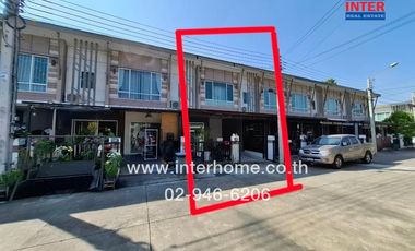 2-storey townhouse, 18.3 sq.w., Pruksa Prime Village, Soi Kantana-Wongwaen, near Bangyai Hospital, Soi Kantana, Kanchanaphisek Road, Soi Kantana, Bang