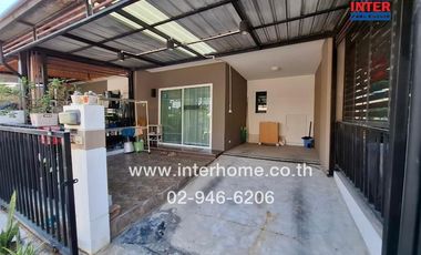 2-storey townhouse, 18.3 sq.w., Pruksa Prime Village, Soi Kantana-Wongwaen, near Bangyai Hospital, Soi Kantana, Kanchanaphisek Road, Soi Kantana, Bang