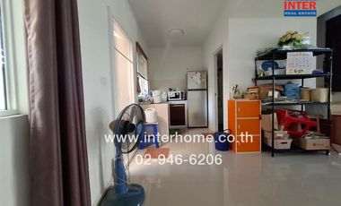 2-storey townhouse, 18.3 sq.w., Pruksa Prime Village, Soi Kantana-Wongwaen, near Bangyai Hospital, Soi Kantana, Kanchanaphisek Road, Soi Kantana, Bang