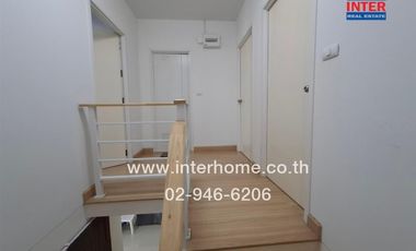 2-storey townhouse, 18.3 sq.w., Pruksa Prime Village, Soi Kantana-Wongwaen, near Bangyai Hospital, Soi Kantana, Kanchanaphisek Road, Soi Kantana, Bang