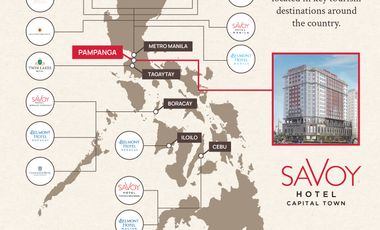 For Sale Executive Suite Condotel For Sale in Savoy Capital Town San Fernando