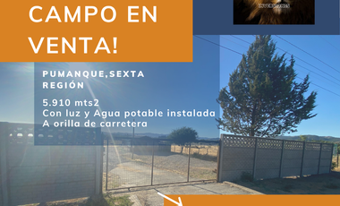 🏡 ¡Casa de Campo en Venta! A Orilla de Carretera, Parcela 100% Plana con Luz y Agua Potable