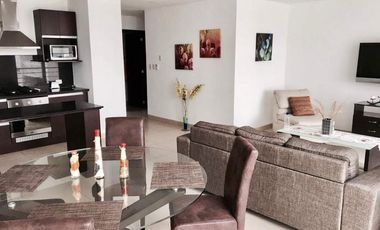 Samborondon, Renta Hermoso Departamento Amoblado 3 Dorm.