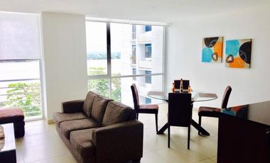 Samborondon, Renta Hermoso Departamento Amoblado 3 Dorm.