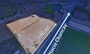 VENTA DE TERRENO EN CHANCAY, 2 HAS, HABILITADO PARA GRIFO, FRONTERA AL BORDE DE LA CARRETERA, ZONA URBANA