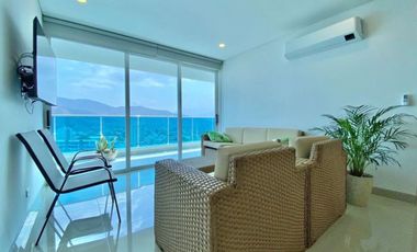 Apartamento en Venta en Playa Salguero, Frente al Mar, Santa Marta