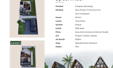Investasi Villa Cabin di Trawas Mojokerto - Panoramic Cottage Trawas