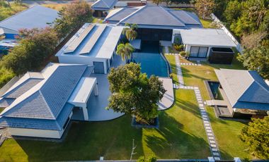 Luxury 6 bedroom single-storey pool villa for sale, price 55 Million Baht