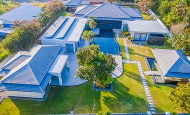 Luxury 6 bedroom single-storey pool villa for sale, price 55 Million Baht
