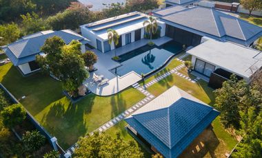 Luxury 6 bedroom single-storey pool villa for sale, price 55 Million Baht