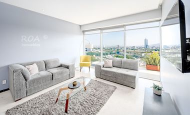 Central Park: Departamento Amueblado de 3 Recamaras con Vista Panorámica – English Spoken